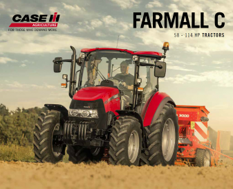 Traktorius Case IH Farmall C serija (58-114 AG) bukletas